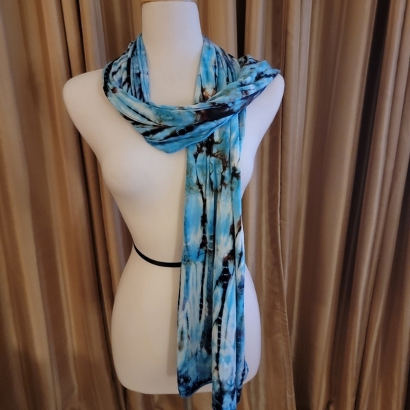 Tiedyed Boho Fashion Scarf - Picture 3 of 4